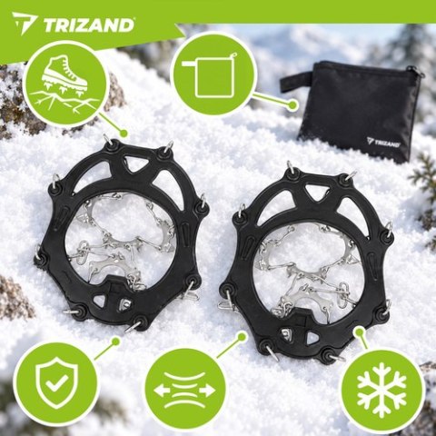 Raczki na buty/kolce antypoślizgowe 36-40 Trizand