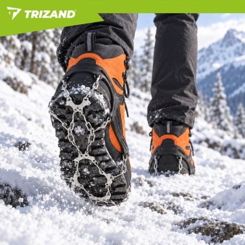 Raczki na buty/kolce antypoślizgowe 41-44 Trizand