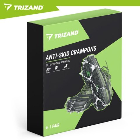 Raczki na buty/kolce antypoślizgowe 44-47 Trizand