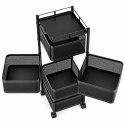 Regał kuchenny pomocnik organizer obrotowe półki 5 poziomów metal ModernHome