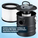 Przemysłowy odkurzacz kominkowy do pieca popiołu sadzy żaroodporny 15l 800W