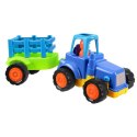 Traktor/ koparka/ wywrotka z napędem- zestaw 4szt.