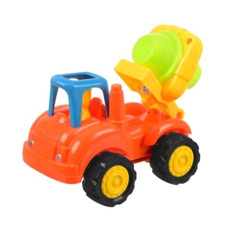 Traktor/ koparka/ wywrotka z napędem- zestaw 4szt.
