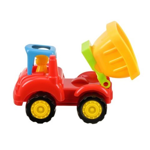 Traktor/ koparka/ wywrotka z napędem- zestaw 4szt.
