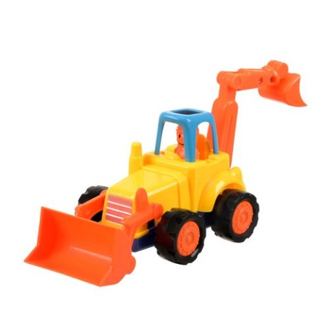 Traktor/ koparka/ wywrotka z napędem- zestaw 4szt.