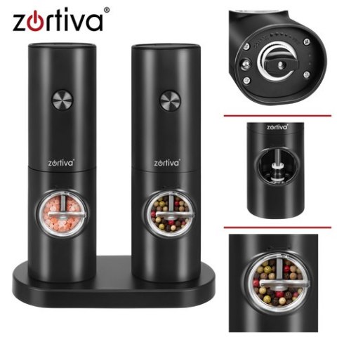 Młynek elektryczny - 2 szt. Zortiva