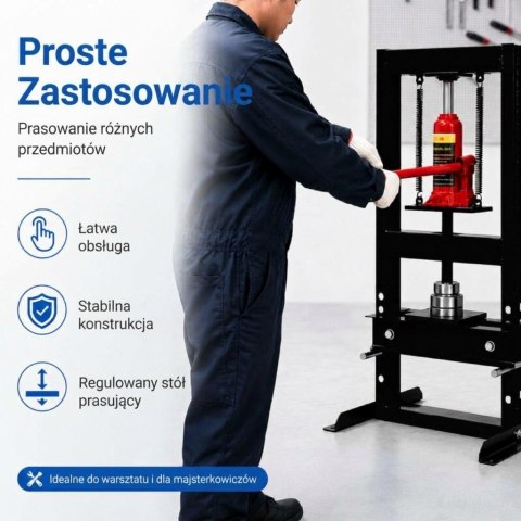 Prasa hydrauliczna warsztatowa / podnośnikowa 6000 kg (6 T), czarna, BITUXX
