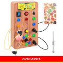 Tablica manipulacyjna z włącznikami LED Kruzzel