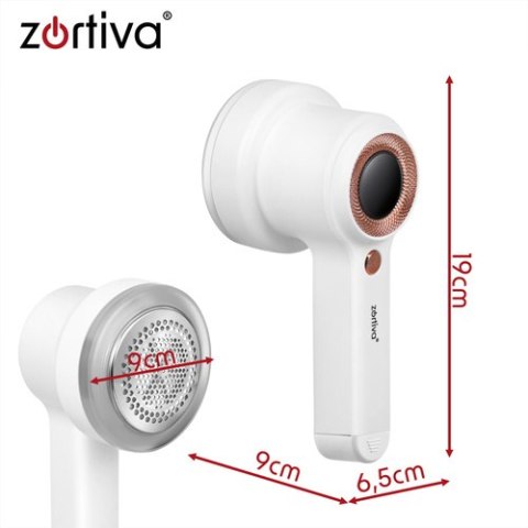 Golarka do ubrań bezprzewodowa- biała Zortiva