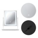 Lustro do makijażu LED 25x30 cm kosmetyczne podświetlane 3 barwy ModernHome