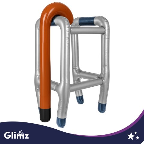 Dmuchany balkonik z laską Glimz