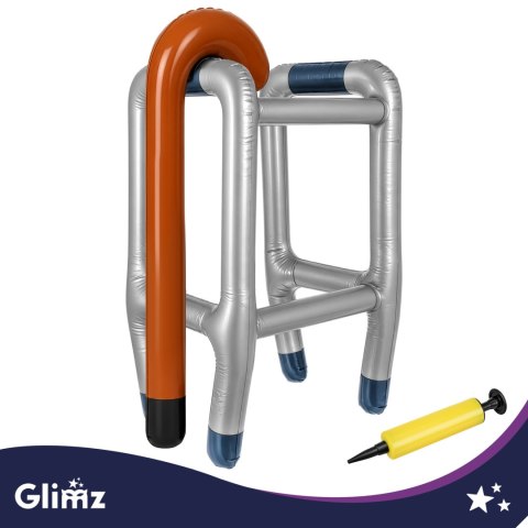 Dmuchany balkonik z laską Glimz